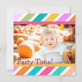 Party Tiime Girls zum Geburtstag Einladung