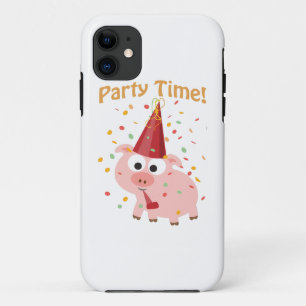 Party Time Confetti Pig Case-Mate iPhone Hülle