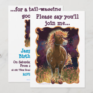 Party Time Fire Horse Einladung