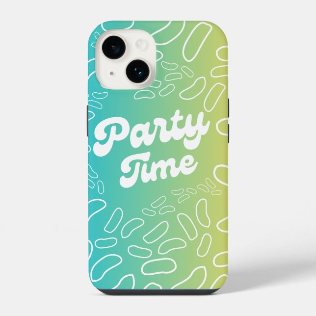 Party Time Inspiration iPhone 14 Hülle (Rückseite)