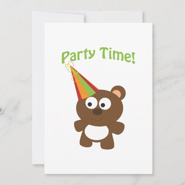 Party Time! Party Einladungen (Vorderseite)