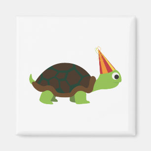 Party Turtle Magnet