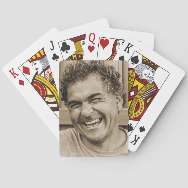 Party Typ Personalisiert Foto Feier Spielkarten (Rückseite)