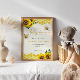 Party über das Geschlecht, was Baby willkommen sei Poster