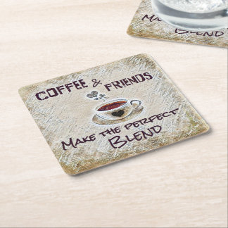 Party Untersetzer Papierkorb Set Kaffeefreunde