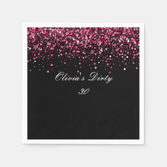 Party Untersetzer Serviette (Vorderseite)