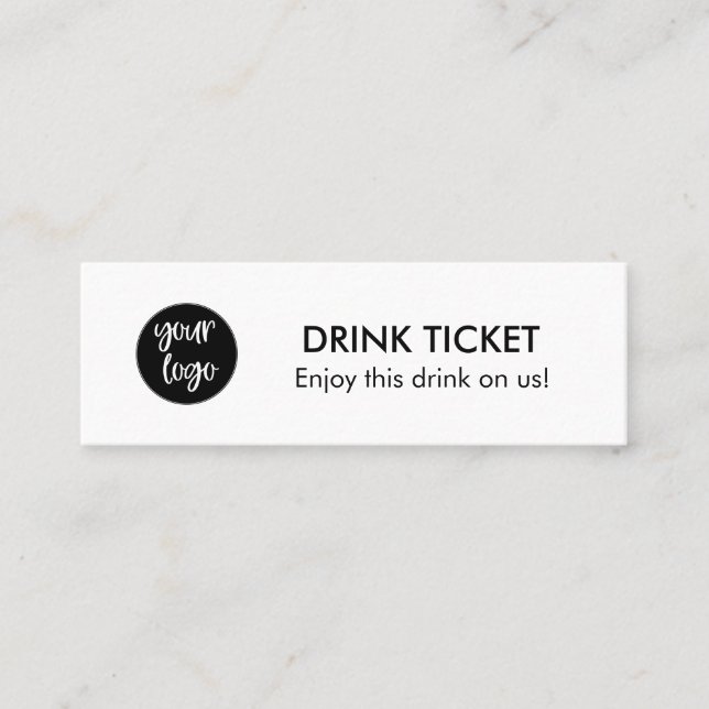 Party-Veranstaltung zum Trinken des Ticket Voucher (Vorderseite)