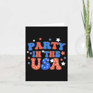Party von Kindern in den USA am 4. Juli Unabhängig Karte