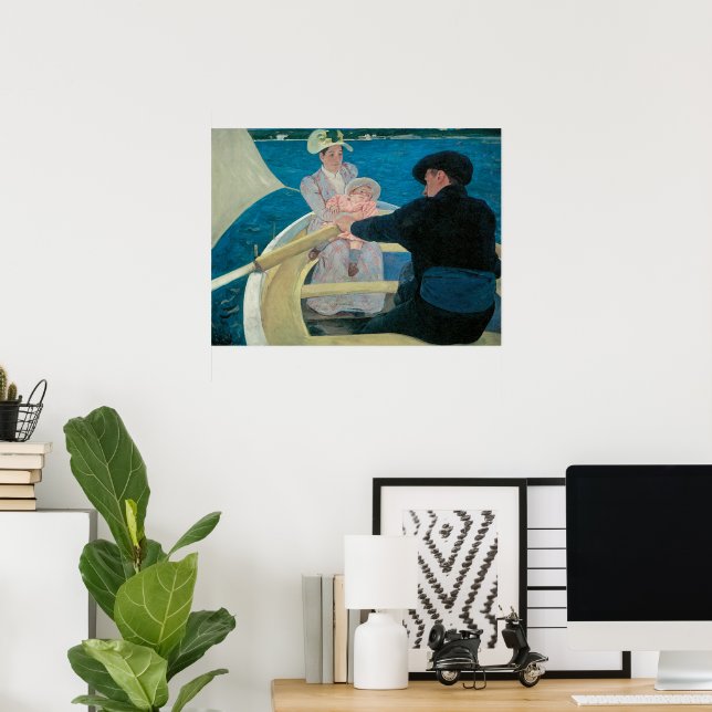 Party von Mary Cassatt, Vintage Kunst Poster (Heimbüro)