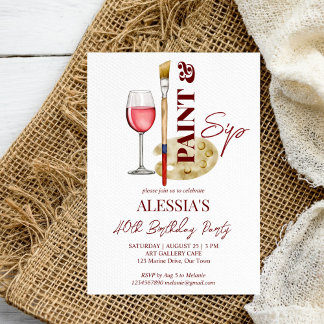 Party-Vorlage zum Anstreichen und Trinken Einladung