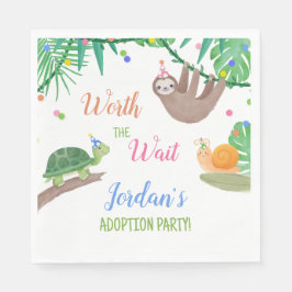 Party Warte Adoption Serviette