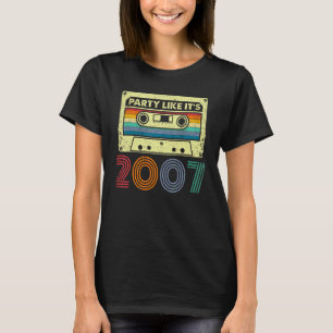 Party wie 2007 Retro 70er Party-Outfit Kostüm T-Shirt