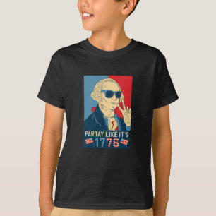 Party wie ein Patriot für Amerikanische Unabhäng T-Shirt