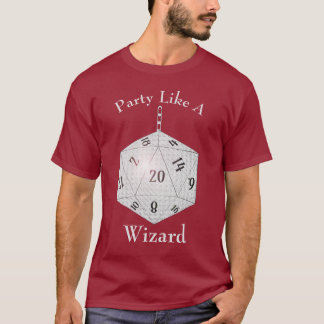 Party wie eine Gamer Custom Role Payer-Strategie T-Shirt
