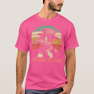 Party wie es ist 1349 Rats Steampunk mittelalterli T-Shirt