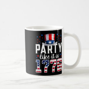 Party wie es ist 1776 4. Juli Amerika unabhängig Kaffeetasse