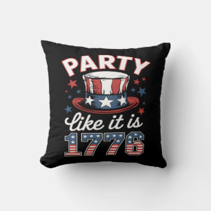 Party wie es ist 1776 4. Juli Amerika unabhängig Kissen