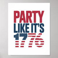 Party, wie es ist 1776 virales Zitat