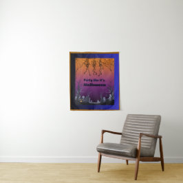 Party wie Halloween-Tapestry Wandteppich