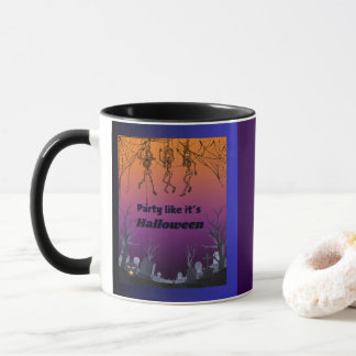 Party Wie Halloween Tasse