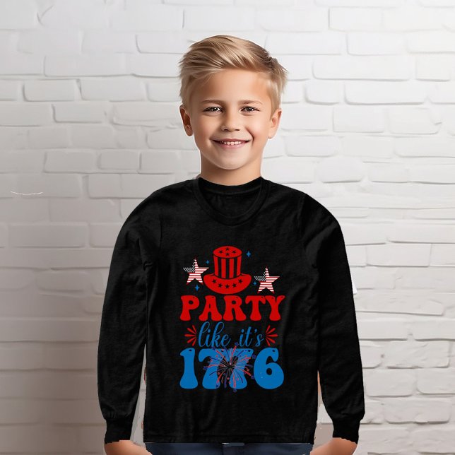 Party wie seine 1776 Stars & Stripes Red White Blu (Party Like Its 1776 Stars & Stripes Red White Blue Tri-Blend Shirts)