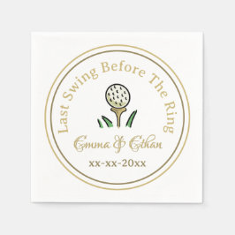 Party-Wochenende vor Hochzeiten Serviette