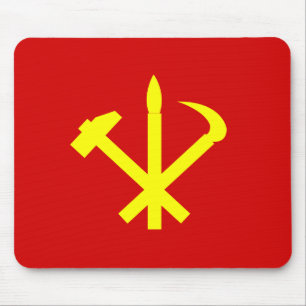 Party Workers'27 von Korea, Kolumbien politisch Mousepad