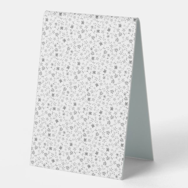 Party-Zeichen | Custom Tabletop & Wedding Décor Tischaufsteller (Vorderseite)