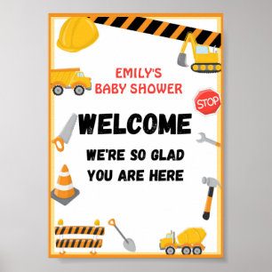 Party-Zeichen, Geburtstag, Babydusche Poster