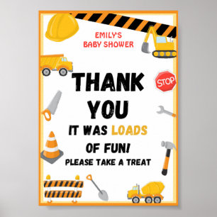 Party-Zeichen, Geburtstag, Babydusche Poster