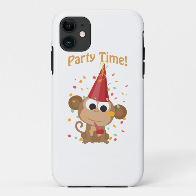 Party Zeit! Confetti Monkey Case-Mate iPhone Hülle (Rückseite)