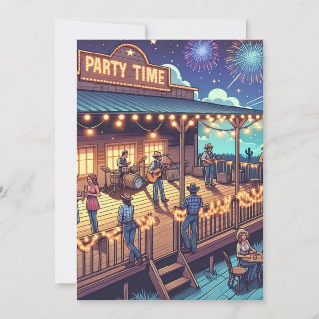 Party-Zeit für jedes Party Einladung (Vorderseite)