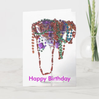 Party Zeit, Happy Birthday Karte