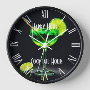 Party Zeit Neon Populär Personalisiert Uhr