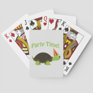 Party Zeit! Schildkröte Spielkarten