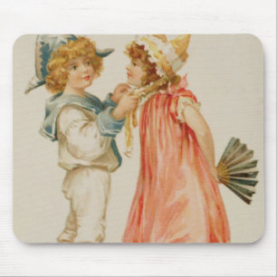 Party-Zeit, Weihnachtspostkarte Mousepad