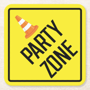 Party Zone Paper Untersetzer