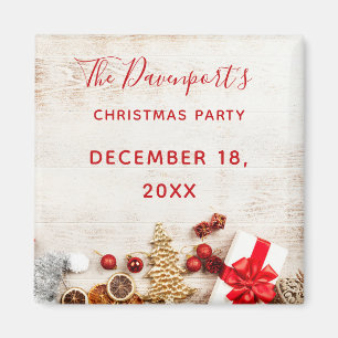 Party zu Weihnachts-Themengegenständen Magnet