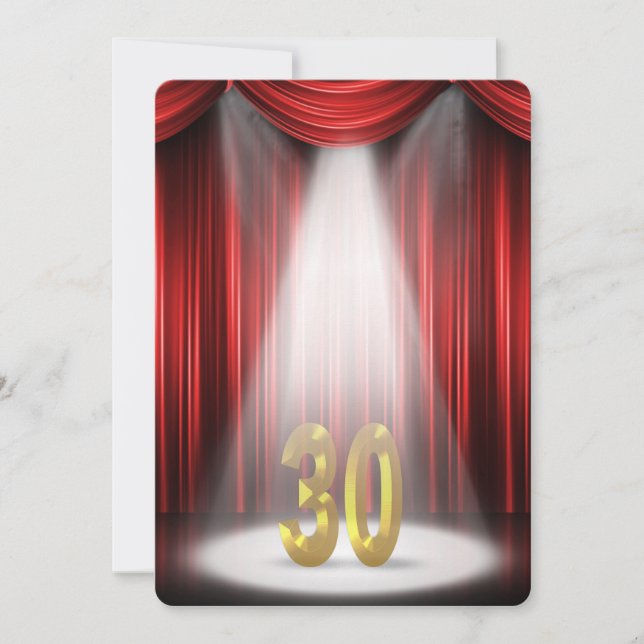 Party zum 30. Hochzeitstag Einladung (Vorderseite)