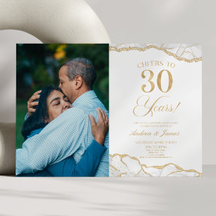 Party zum 30. Hochzeitstag Einladung