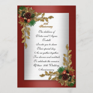 Party zum 50. Geburtstag der Eltern Einladung