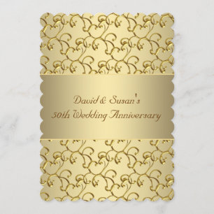 Party zum 50. Hochzeitstag Einladung
