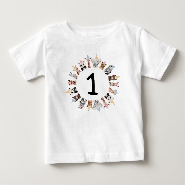 Party zum Geburtstag Baby T-shirt (Vorderseite)