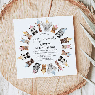 Party zum Geburtstag Einladung