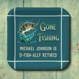 Party zum Ruhestand von Fischereifahrzeugen - Einl Pappteller