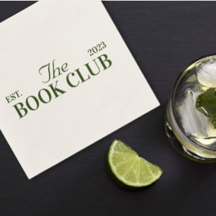 Party zum Thema "Club buchen" Serviette