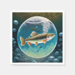 Party zum Thema "Vogelfang" Serviette