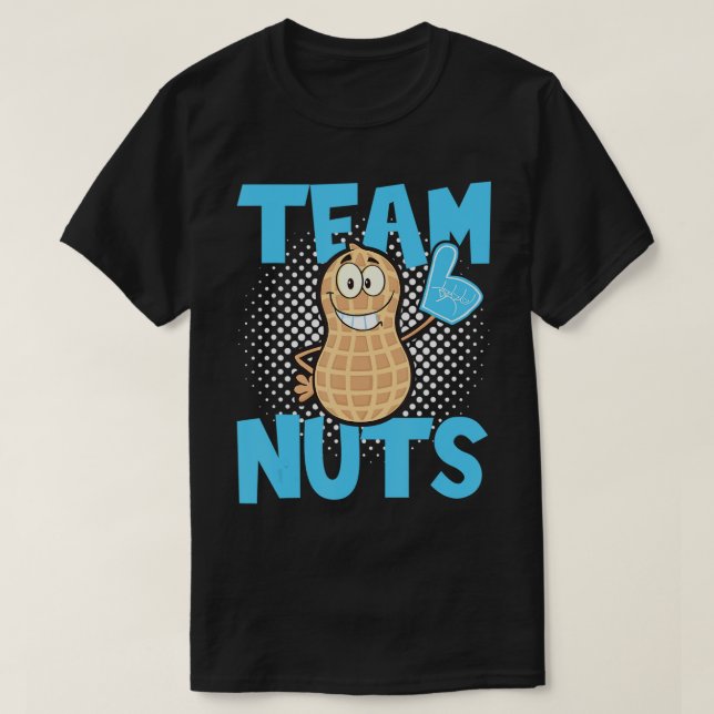 Party zur Aufdeckung von Geschlechtern - Team Nuts T-Shirt (Design vorne)