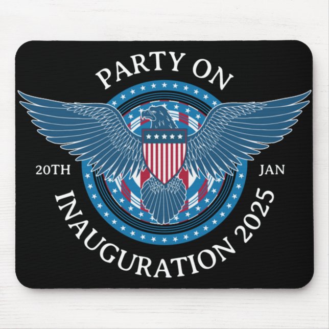 Party zur Eröffnung 2025 Mousepad (Vorne)