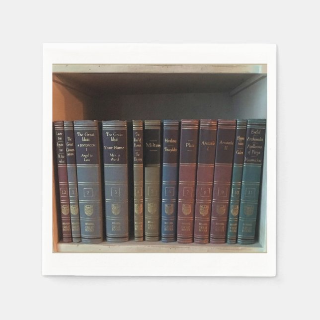 Party zur Veröffentlichung von Büchern Serviette (Vorderseite)